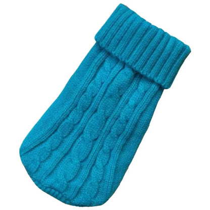 Dog Winter Clothes Knitted Pet Clothes for Small Medium Dogs Chihuahua Puppy Pet Sweater Yorkshire Pure Dog Sweater Ropa Perro