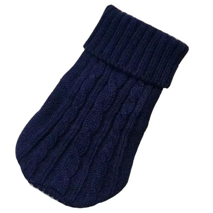 Dog Winter Clothes Knitted Pet Clothes for Small Medium Dogs Chihuahua Puppy Pet Sweater Yorkshire Pure Dog Sweater Ropa Perro