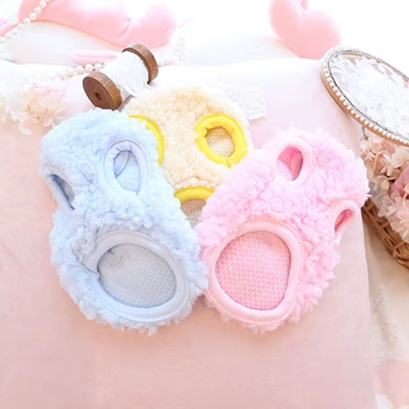 Newborn Cat Kitten Velvet Clothing Winter Warm Little Pet Sweater for Small Animals Bunny Pullovers Clothes Teacup Poodle XXXS