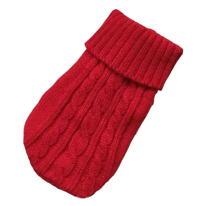 Dog Winter Clothes Knitted Pet Clothes for Small Medium Dogs Chihuahua Puppy Pet Sweater Yorkshire Pure Dog Sweater Ropa Perro